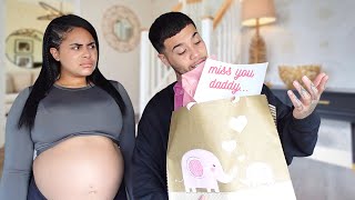 MY EX SENT ME THIS FOR OUR BABY...*GIRLFRIENDS REACTION*