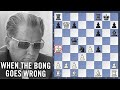 When the BONG goes wrong | Keres vs Bronstein, Blitz game, Zürich 1965