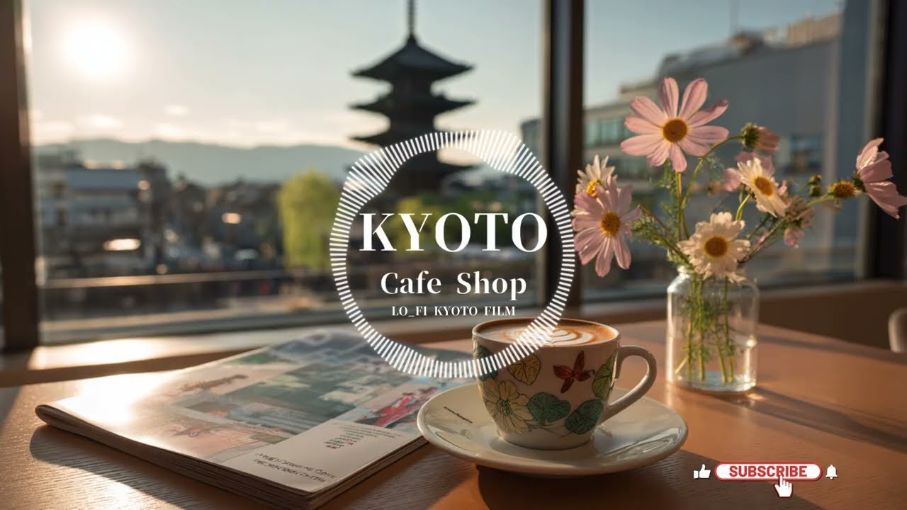 #135[LO_FI KYOTO]三月早春の朝のカフェ。穏やかな陽光が差し込むカフェの窓際で、美味しい珈琲とチルなボサノバジャズで珈琲タイムをBossanovaJazz in Chill Cafe