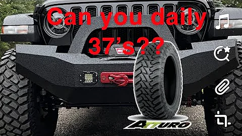 What it’s like to daily 37, on a Jeep Wrangler rubicon JL