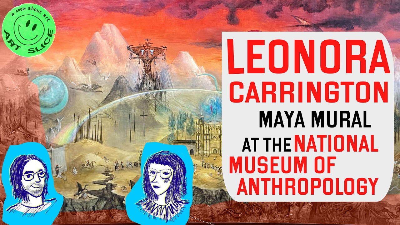 Diving into Leonora Carrington's mural at the Museum of Anthropology in Mexico City
