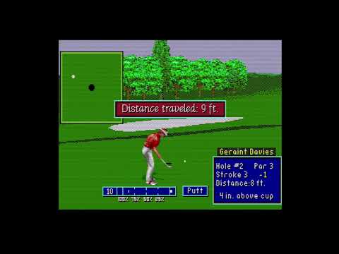 PGA Golf  European Tour -Genesis- Mega Drive - Gameplay
