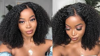 🗣FINALLY An AFFORDABLE GLUELESS NATURAL HAIR LACE FRONT WIG😱 NO GLUE NO GEL Install‼️ ft. Ywigs