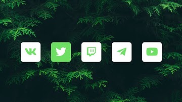 СОЦИАЛЬНЫЕ КНОПКИ С КЛАССНЫМ ЭФФЕКТОМ ПРИ НАВЕДЕНИИ HTML+CSS