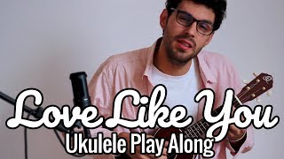 Video thumbnail of "Rebecca Sugar -  Love Like You (Ukulele Cover) Chords and tabs on screen"