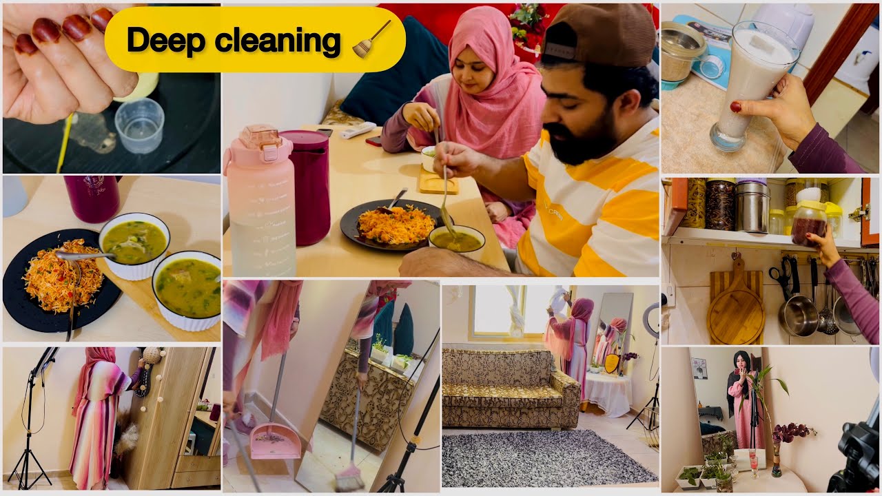 Deep cleaning routine🧹 /ആഴ്ചയിൽ ഒരു ദിവസം ഇങ്ങനെയാ☺️/Day in my life