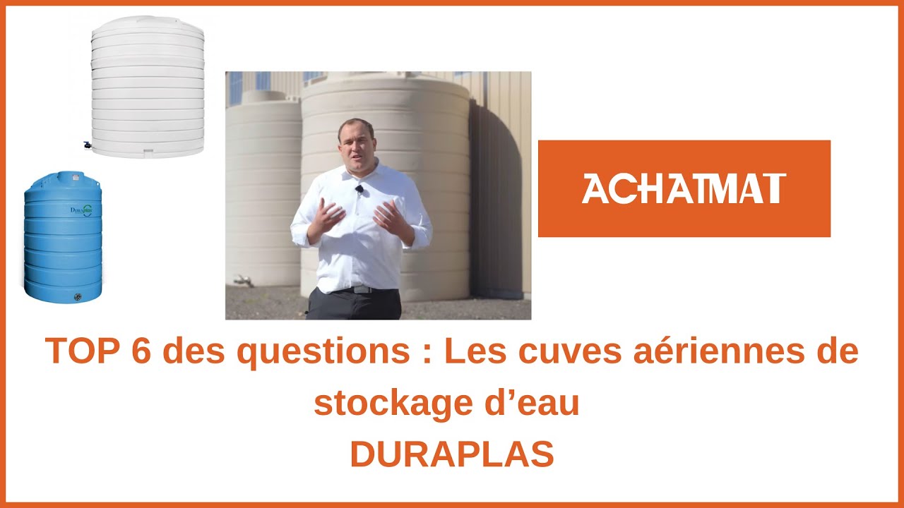 Cuve stockage d'eau 15 000L - Duraplas