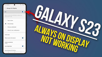 How to Resolve Galaxy S23 Always On Display Not Working