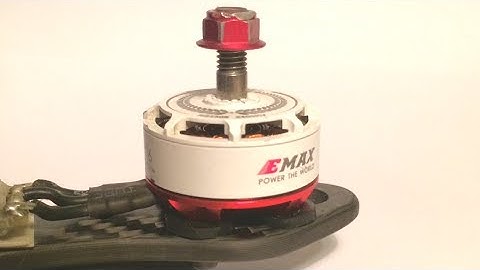 motor soft mounting- Night flight test