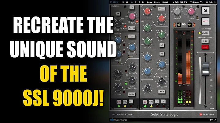 Recreate the Unique Sound of the SSL 9000J Console!