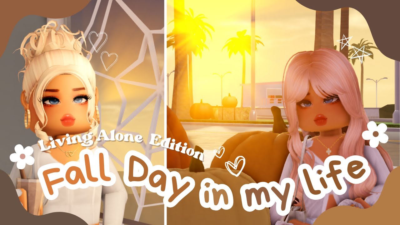 Day In My Life: Living Alone Fall Edition 🍂 | Berry Avenue VLOG | Roblox Roleplay Voiced