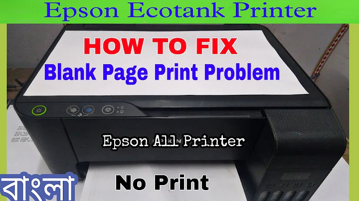 How to resolve blank Page Print Epson printer ll Epson l3210 l3215 l3110 ll Epson all printer