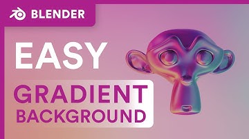 Blender - Easy Gradient Background (using any image)