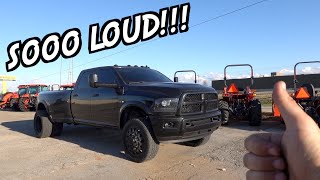 LOUDEST EXHAUST BRAKE YOU'VE EVER HEARD!!!!! THIS IS INSANE!!!