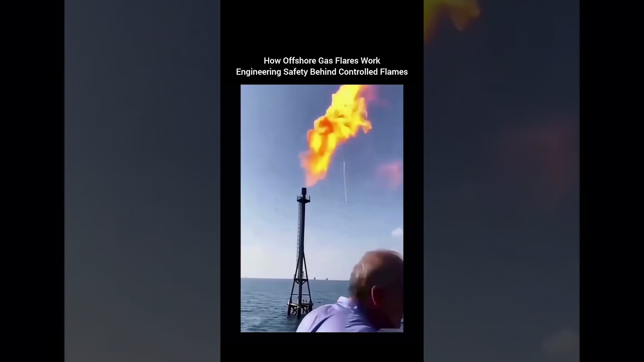 How Offshore Gas Flares Work | Engineering Safety Behind Controlled Flames