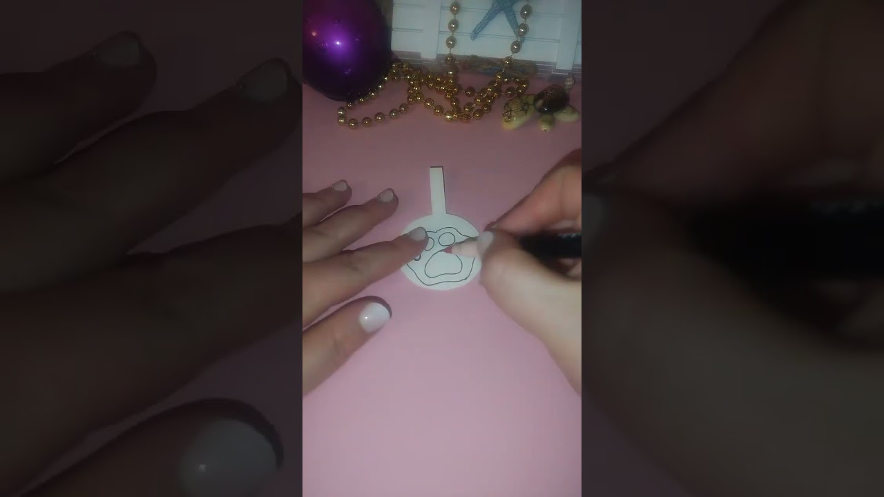 Cute animal paw bookmark 