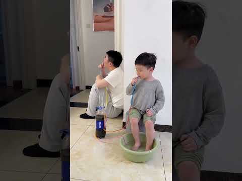 Made Papa drink dirty water.#shortvideo