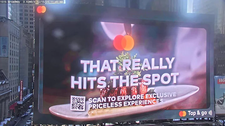 Times Square: 1515 Broadway View Live