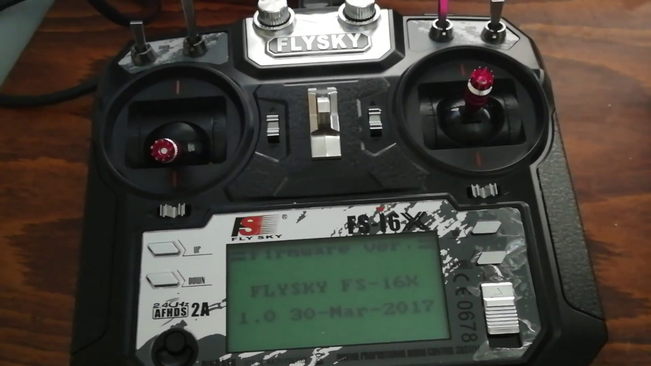 How to unbrick the Flysky FS-I6X transmitter - YouTube