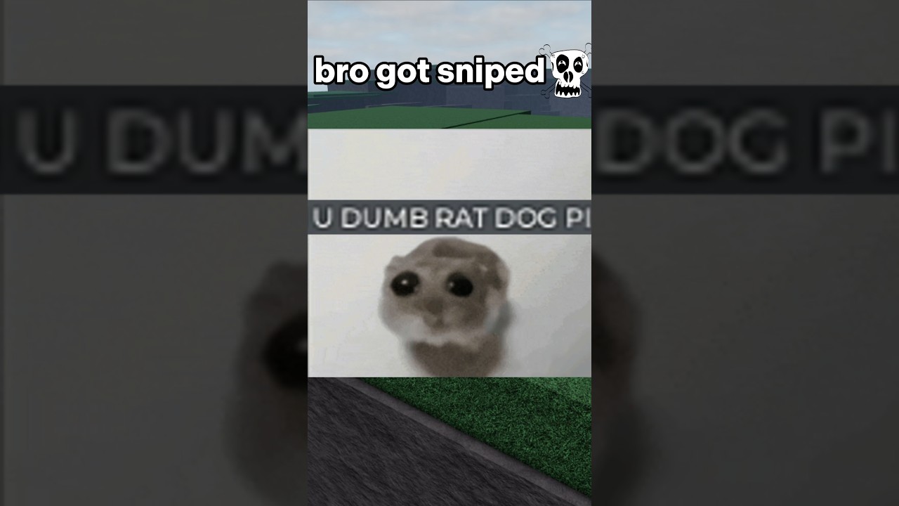 bro got sniped 🥀😭#roblox #thestrongestbattlegrounds #shorts #funny #tsb