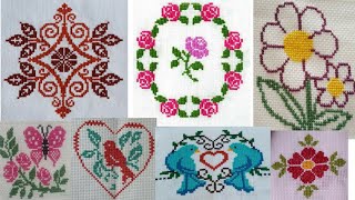 cross stitch embroidery ideas | dusuti center flower designs screenshot 3