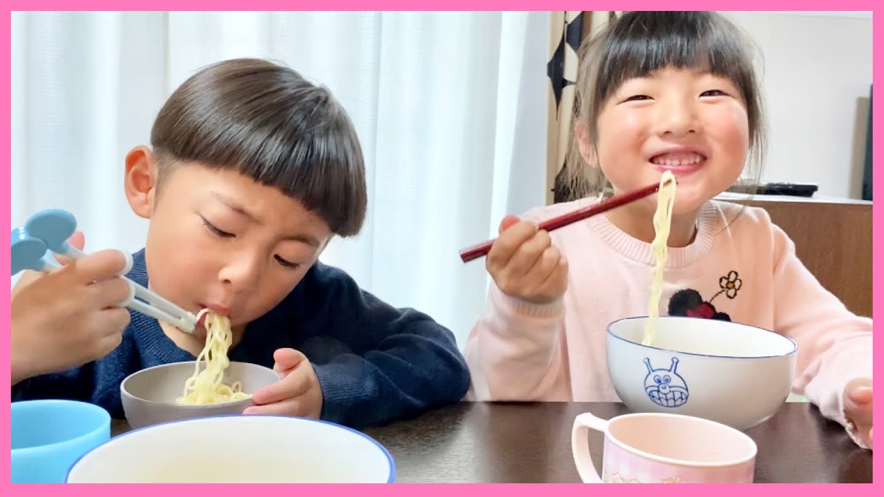 大食いチャレンジの真似をする兄弟 Tvで見たギャル曽根ちゃんに憧れてます Youtube