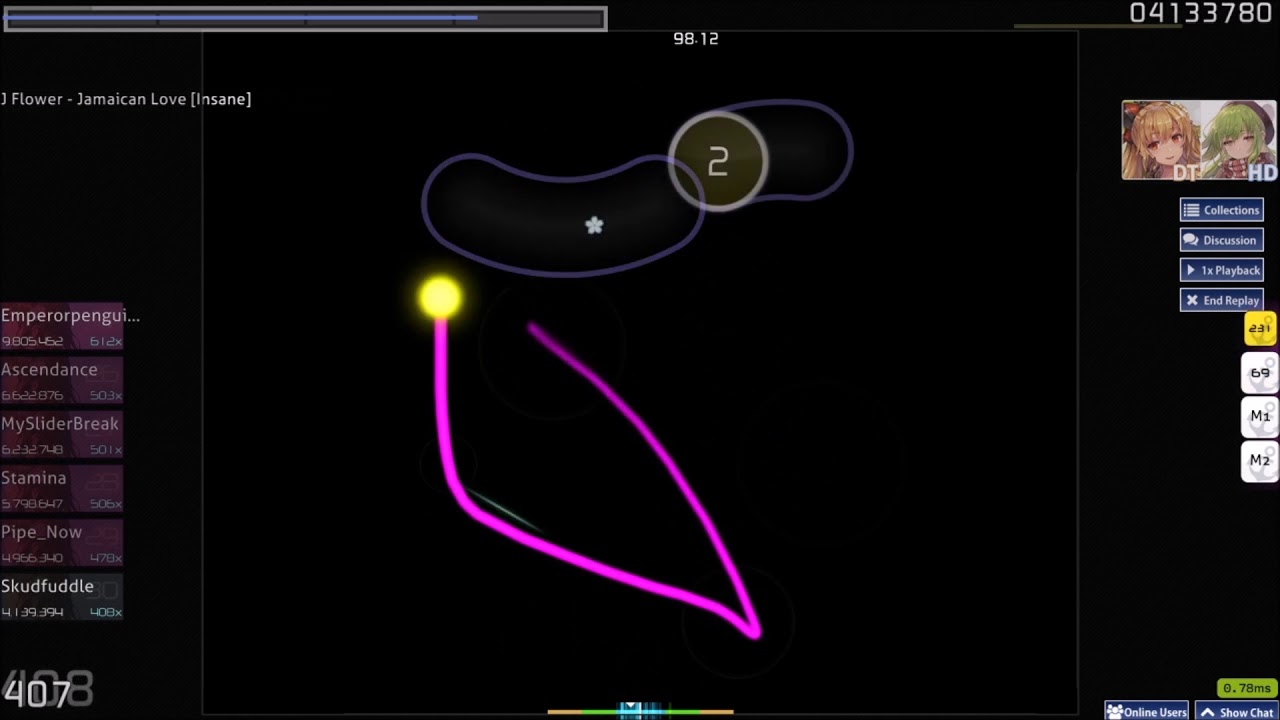 98% HDDT FC 218pp DJ Flower - Jamaican Love [Insane]
