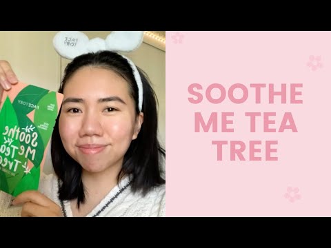 Soothe Me Tea Tree Face Mask 🌱 | FaceTory - video from FaceTory