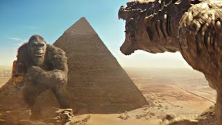 Godzilla Vs. Kong - Luta No Egito 4K Uhd Godzilla E Kong O Novo Império