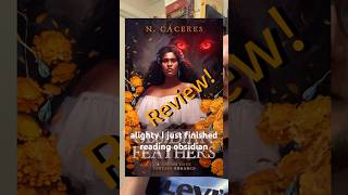 Review of Obsidian Feathers by N. Cáceres #booktube #bookreview #darkromance #romancebooks