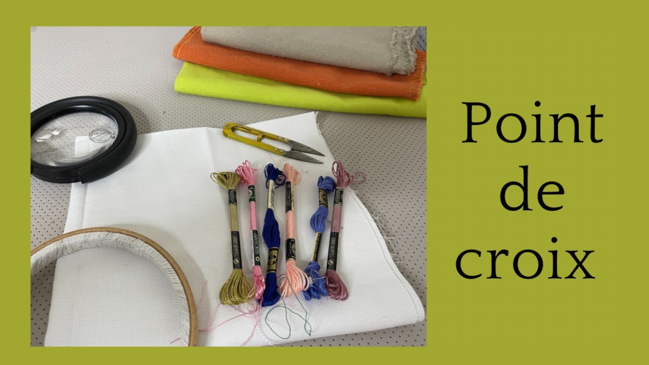 سلسلة من الدروس في الطرز باليد  بوا دو كروا : الدرس الاول