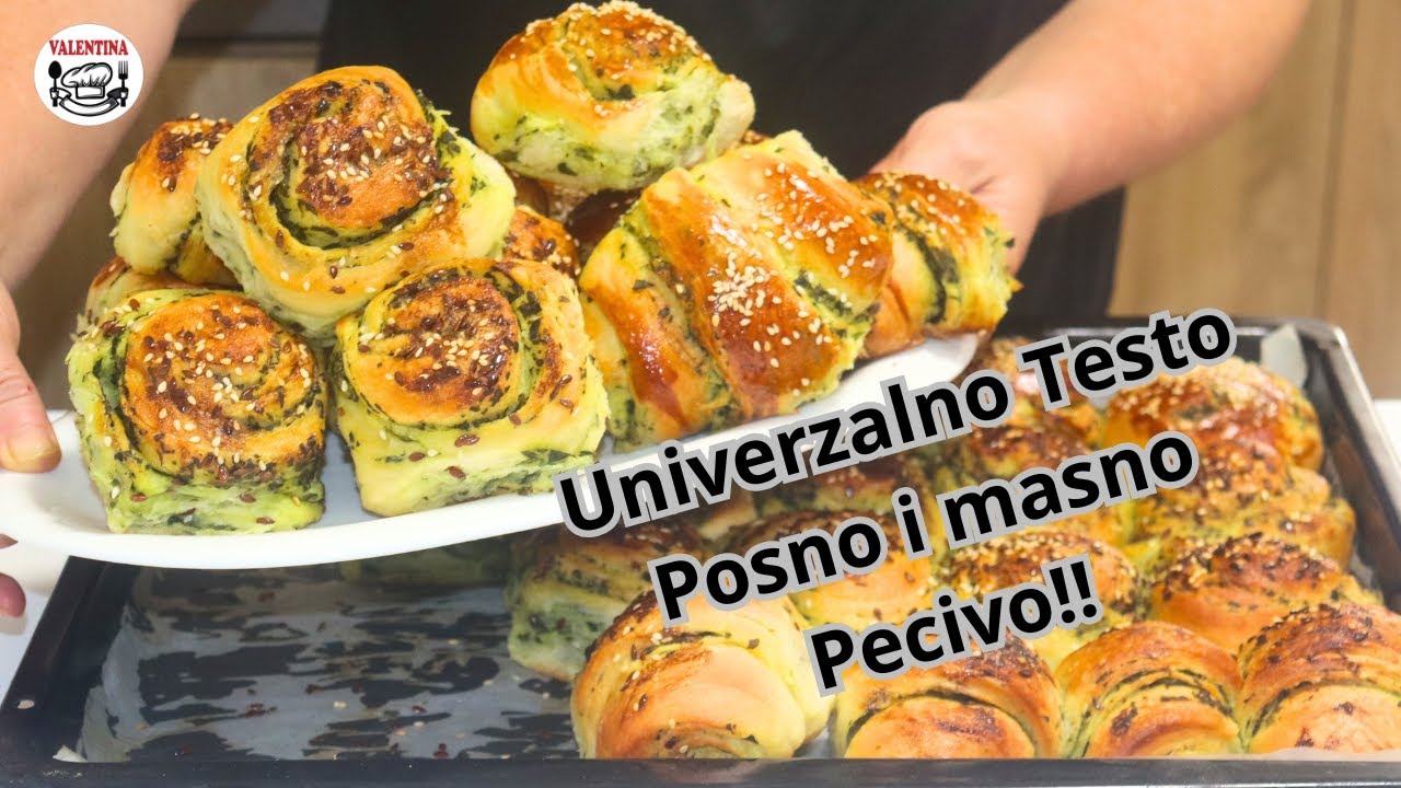 NOVO🔊Univerzalno PUNJENO TESTO za Posno i Masno pecivo💥Ovo nećete naći ni u jednoj pekari❗