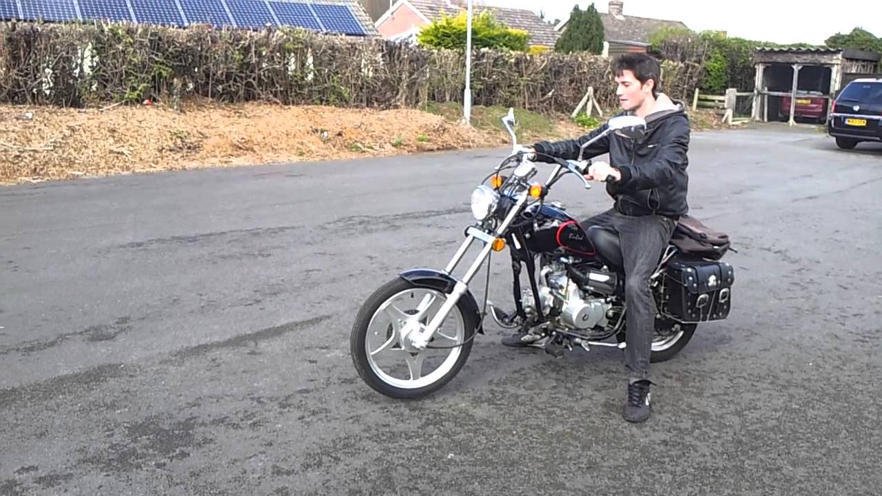 Kinroad xt50q mini wheelie - YouTube