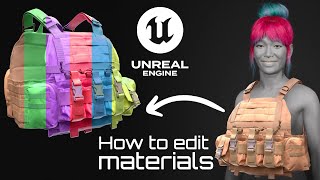 How to edit materials
