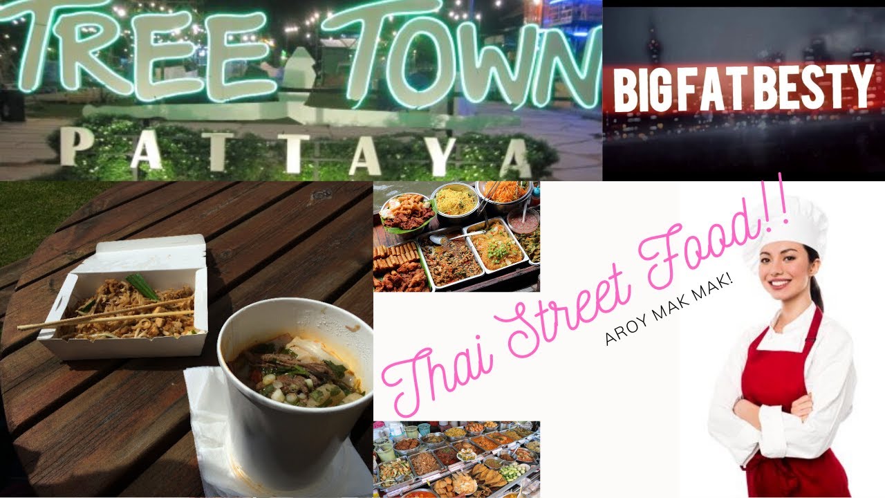 Thai Street Food court at Treetown Pattaya. Feb 2020. AROY???? YouTube