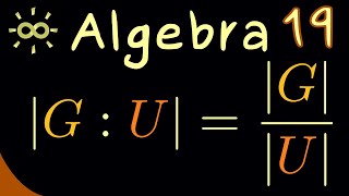 Algebra 19 | Lagrange's Theorem [dark version]