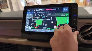【新型N-BOX専用9インチナビ】Gathers LXU-242NBi 触ってみた