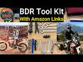 Motorcycle tools for BDR and off-road adventures Back Country Discovery Route Tool Kit Amazon links