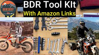 Motorcycle tools for BDR and off-road adventures Back Country Discovery Route Tool Kit Amazon links