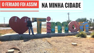 No feriado olha o que aconteceu aqui.