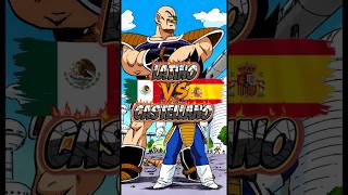 Vegeta y el creador de las bolas de dragón latino VS Castellano de (DBZ) #dragonball #anime #shorts