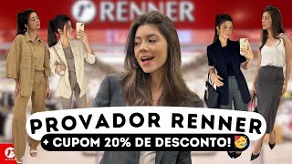 PROVADOR RENNER - NOVIDADES EXCLUSIVAS COM 20% DE DESCONTO!