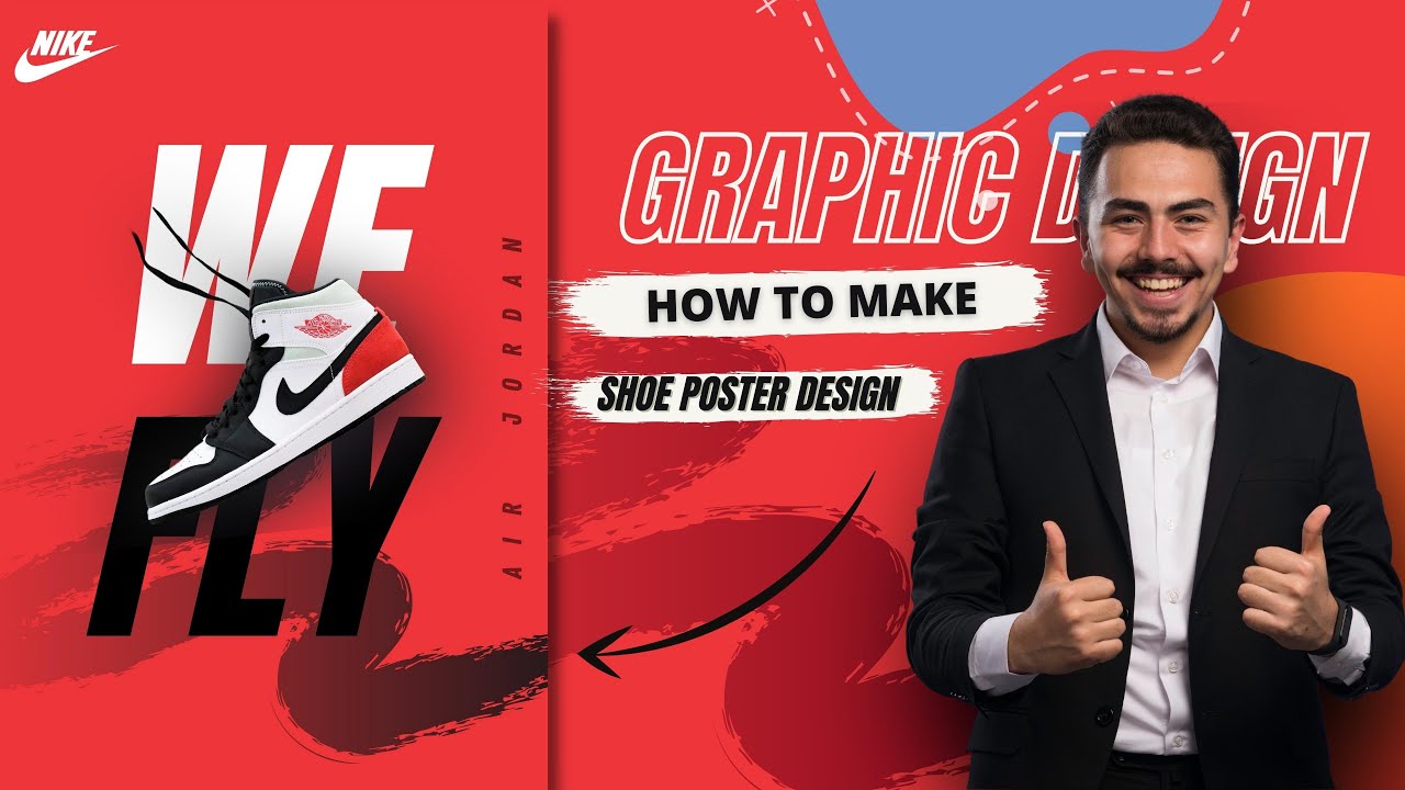 Shoe (Sneaker) Graphic Design Poster | Graphic Design Poster | Canva ...