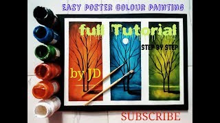 easy painting poster colour
