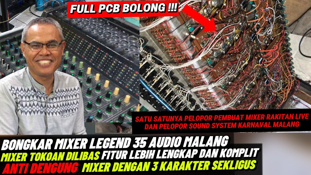 Mixer Rakitan Ombro Dibuat Live || Membuat Mixer || Mixer Full Fitur || Mixer Legend 35 Audio