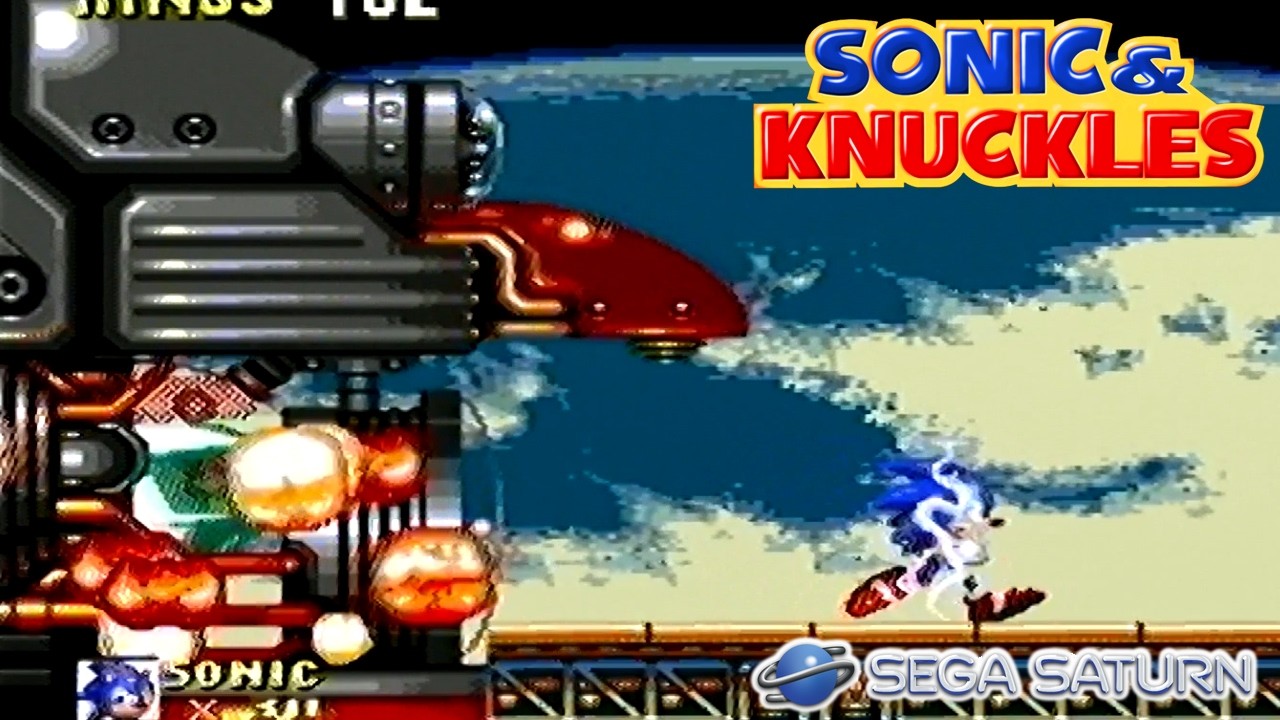 Sonic & Knuckles playthrough (SEGA Saturn)