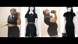 Girls Chubby gothic