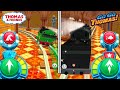 Thomas and Friends Go Go Thomas 🟢💛⚫🦇 Percy VS Hiro at Frantic Fortress! Tap Tap Tap! 湯馬仕小火車