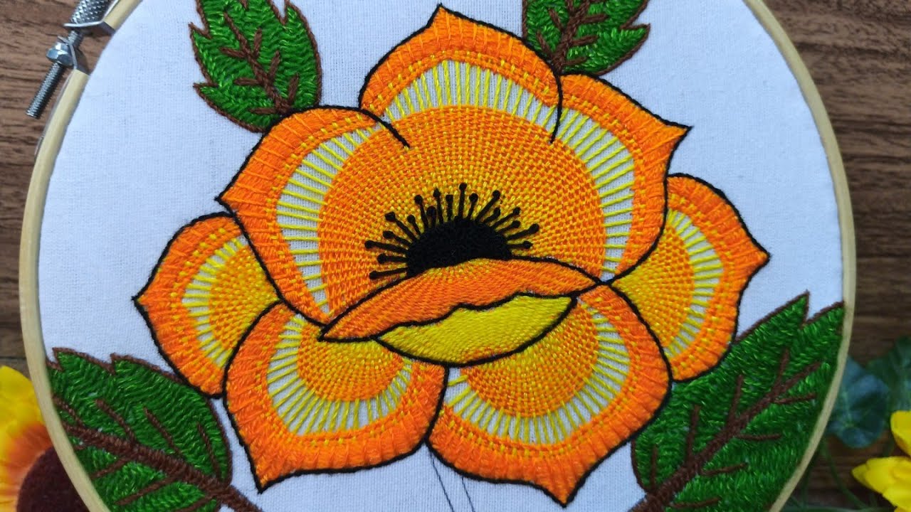 Mira esta hermosa puntada 😍ideal para matizar colores !!!!