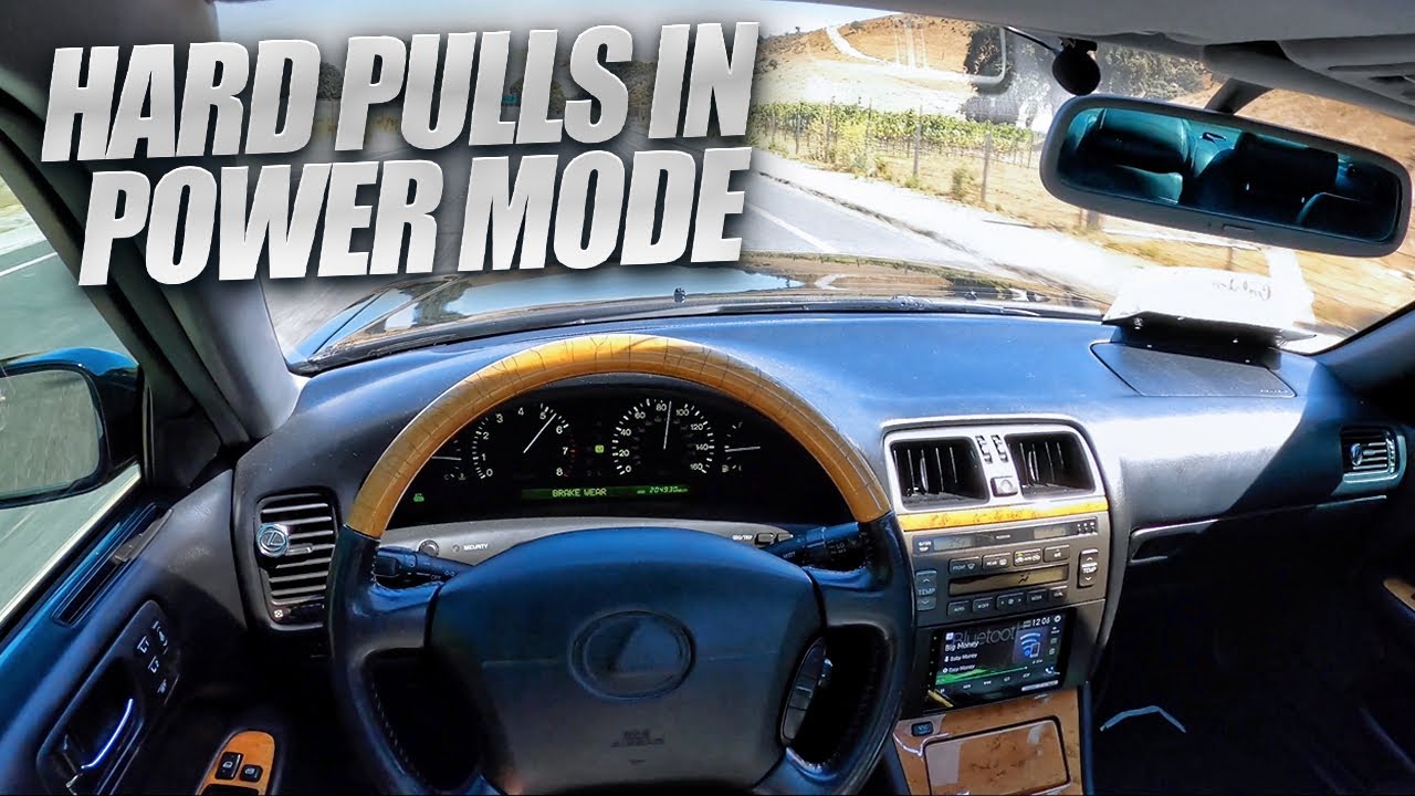 TRYING POWER MODE IN MY LEXUS LS400 FOR THE FIRST TIME POV DRIVE trying-power-mode-in-my-lexus-ls400-for-the-first-time-pov-drive